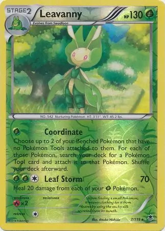 Phantom Forces Leavanny #7/119 reverse holo